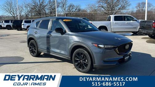 Polymetal Gray 2021 Mazda CX-5 Carbon Edition Turbo