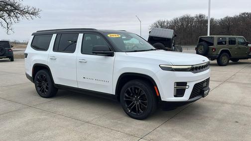Bright White Clearcoat 2026 Jeep Grand Wagoneer Summit Obsidian 4x4