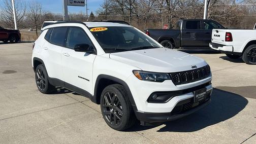 Bright White Clearcoat 2026 Jeep Compass Latitude