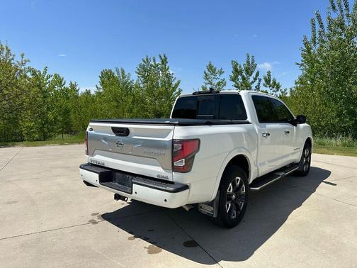 Pearl White Metallic 2022 Nissan Titan Platinum Reserve