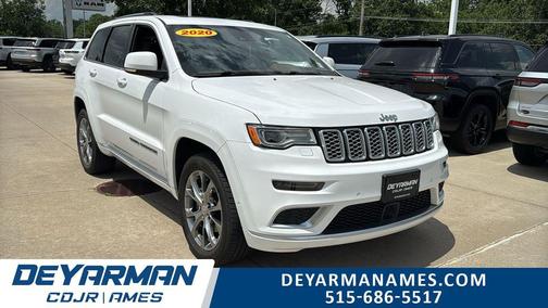 Bright White Clearcoat 2020 Jeep Grand Cherokee Summit