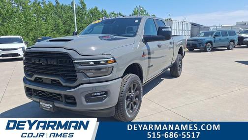 Ceramic Gray Clearcoat 2026 RAM 2500 Laramie Crew Cab 4x4 6'4' Box