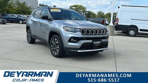 Billet Silver Metallic Clearcoat 2023 Jeep Compass Limited