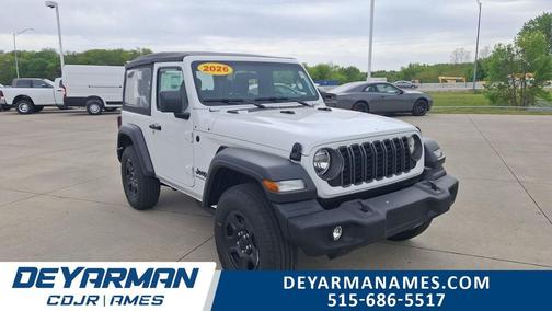 Bright White Clearcoat 2026 Jeep Wrangler Sport