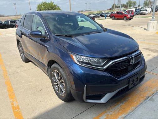 Obsidian Blue Pearl 2021 Honda CR-V Hybrid EX-L