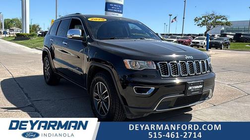 Diamond Black Crystal Pearlcoat 2020 Jeep Grand Cherokee Limited
