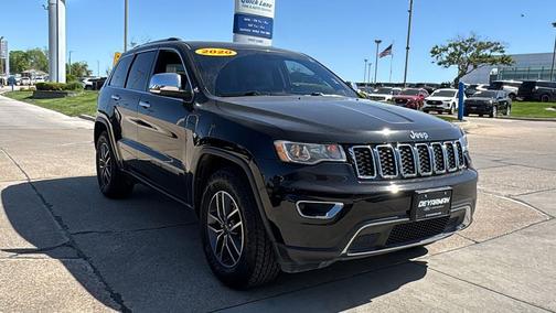 Diamond Black Crystal Pearlcoat 2020 Jeep Grand Cherokee Limited