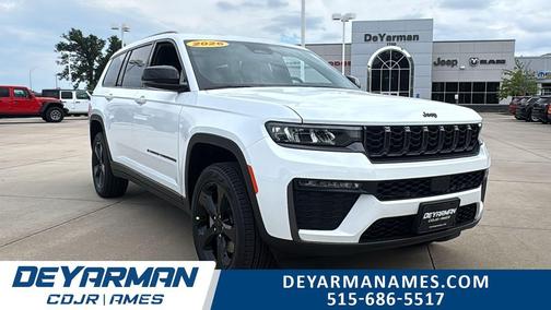 Bright White Clearcoat 2026 Jeep Grand Cherokee L Limited