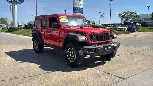 Firecracker Red Clearcoat 2025 Jeep Wrangler Rubicon