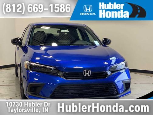 Aegean Blue Metallic 2024 Honda Civic Sport