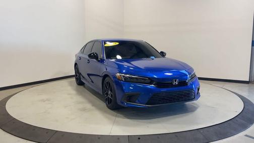 Aegean Blue Metallic 2024 Honda Civic Sport