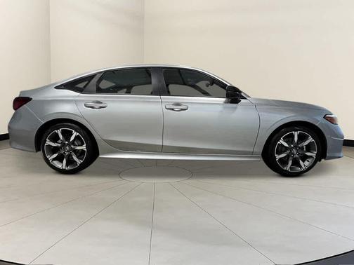 Solar Silver Metallic 2026 Honda Civic Hybrid Sport Touring