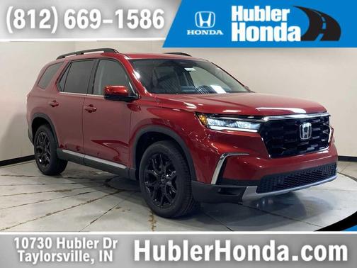 Radiant Red Metallic II 2025 Honda Pilot Touring 8-Passenger