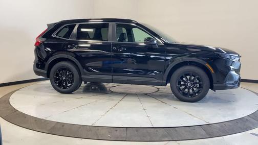Crystal Black Pearl 2025 Honda CR-V Hybrid Sport AWD
