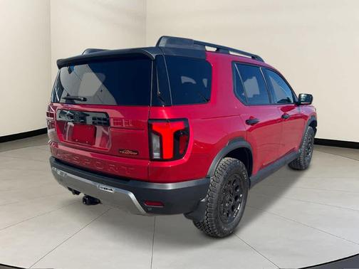 Radiant Red Metallic II 2026 Honda Passport AWD TrailSport Elite Blackout