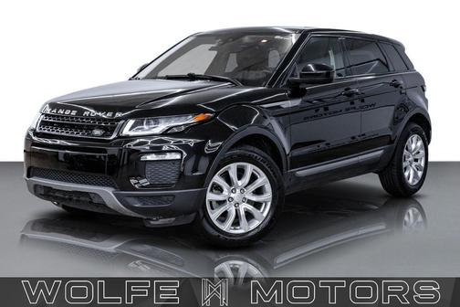 Black 2018 Land Rover Range Rover Evoque SE