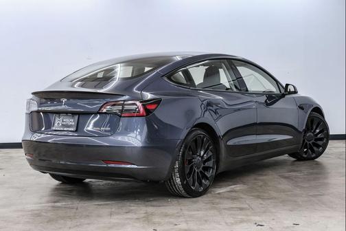 Gray 2022 Tesla Model 3 Performance