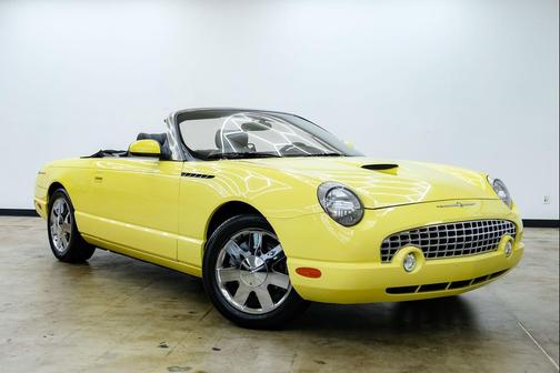 Yellow 2002 Ford Thunderbird Base