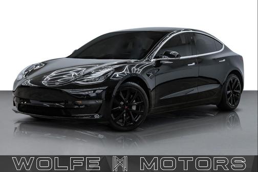 Solid Black 2020 Tesla Model 3 Performance