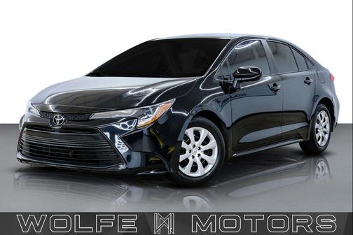 Midnight Black Metallic 2023 Toyota Corolla LE