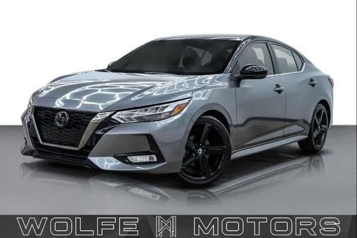 Gun Metallic/Super Black 2021 Nissan Sentra SR