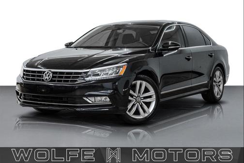 Black 2017 Volkswagen Passat 1.8T SEL Premium