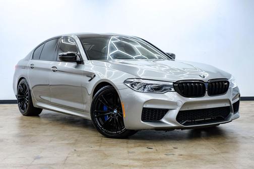Gray Metallic 2020 BMW M5 Competition