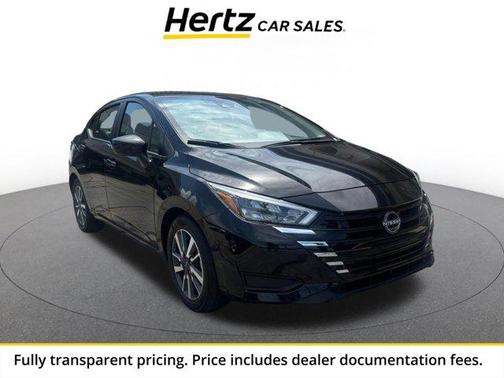 Black 2025 Nissan Versa 1.6 SV