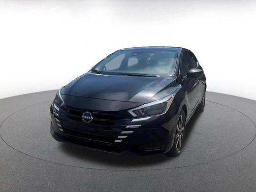 Black 2025 Nissan Versa 1.6 SV