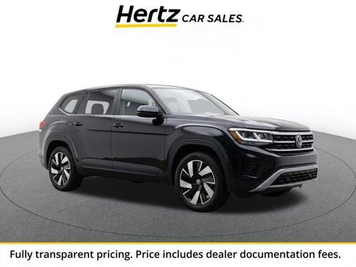 Deep Black Pearl Effect 2025 Volkswagen Atlas Cross Sport 2.0T SE w/Technology