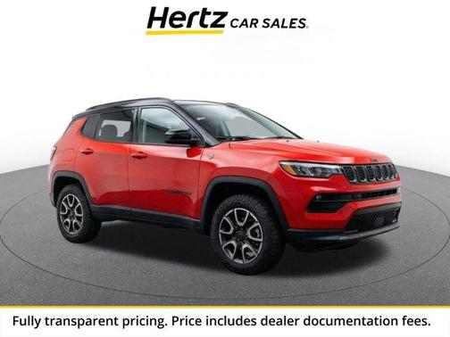 Red 2025 Jeep Compass Trailhawk