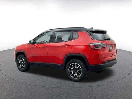 Red 2025 Jeep Compass Trailhawk