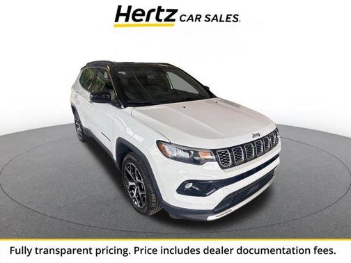 Bright White Clearcoat 2025 Jeep Compass Limited