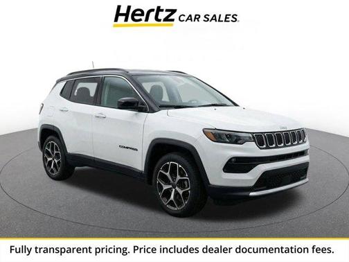 Bright White Clearcoat 2025 Jeep Compass Limited