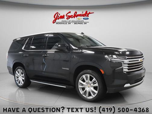 Black 2021 Chevrolet Tahoe 4WD High Country