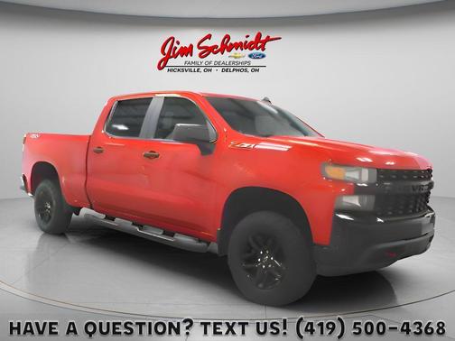 Red 2022 Chevrolet Silverado 1500 Limited Custom Trail Boss