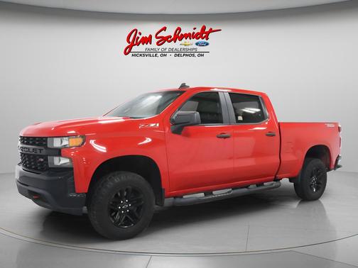 Red 2022 Chevrolet Silverado 1500 Limited Custom Trail Boss