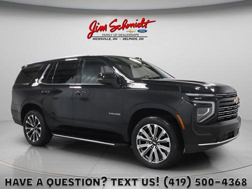 Black 2025 Chevrolet Tahoe High Country