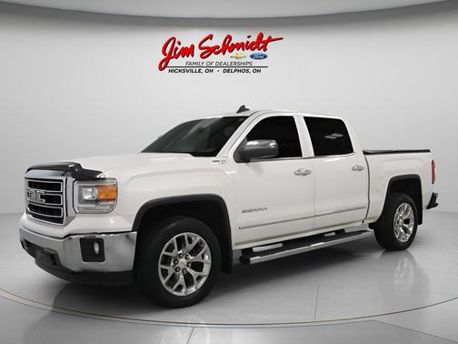 White Diamond Tricoat 2015 GMC Sierra 1500 SLT
