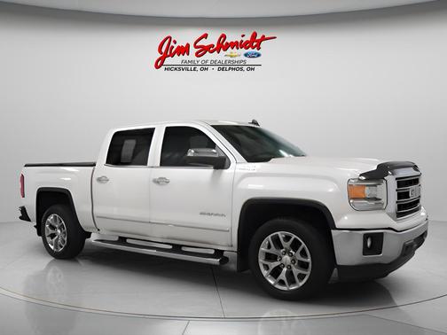 White Diamond Tricoat 2015 GMC Sierra 1500 SLT