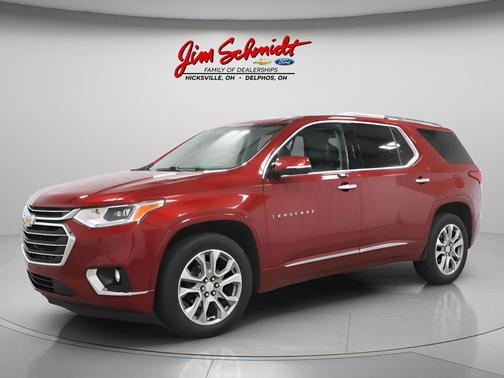 Cajun Red Tintcoat 2018 Chevrolet Traverse Premier