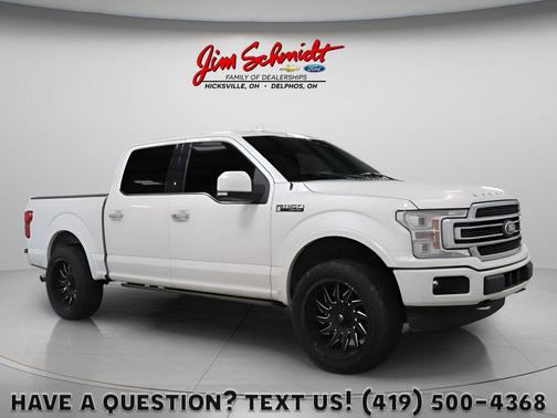 White Platinum Metallic Tri-Coat 2018 Ford F-150 Limited