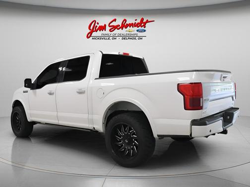 White Platinum Metallic Tri-Coat 2018 Ford F-150 Limited