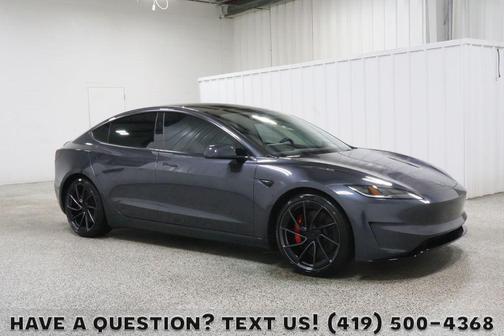 Stealth Grey 2024 Tesla Model 3 Performance