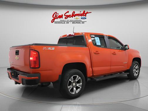 Inferno Orange Metallic 2016 Chevrolet Colorado Z71