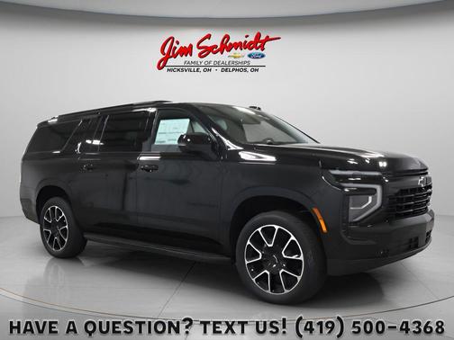 Black 2026 Chevrolet Suburban RST
