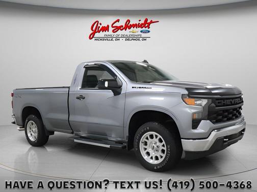 Sterling Gray Metallic 2024 Chevrolet Silverado 1500 WT