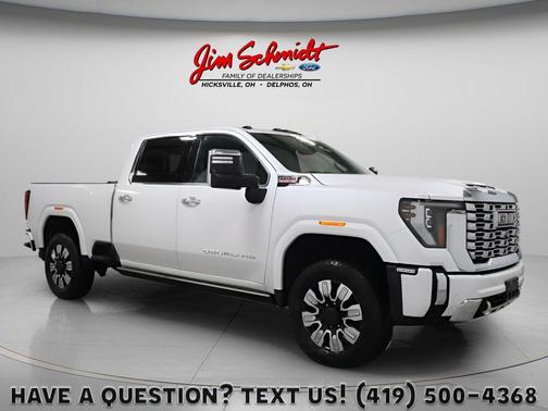 White Frost Tricoat 2024 GMC Sierra 2500 Denali