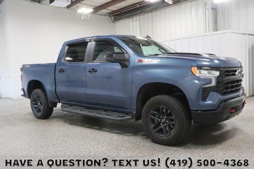 Lakeshore Blue Metallic 2024 Chevrolet Silverado 1500 LT Trail Boss