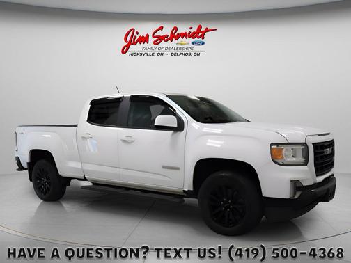 Summit White 2022 GMC Canyon Elevation